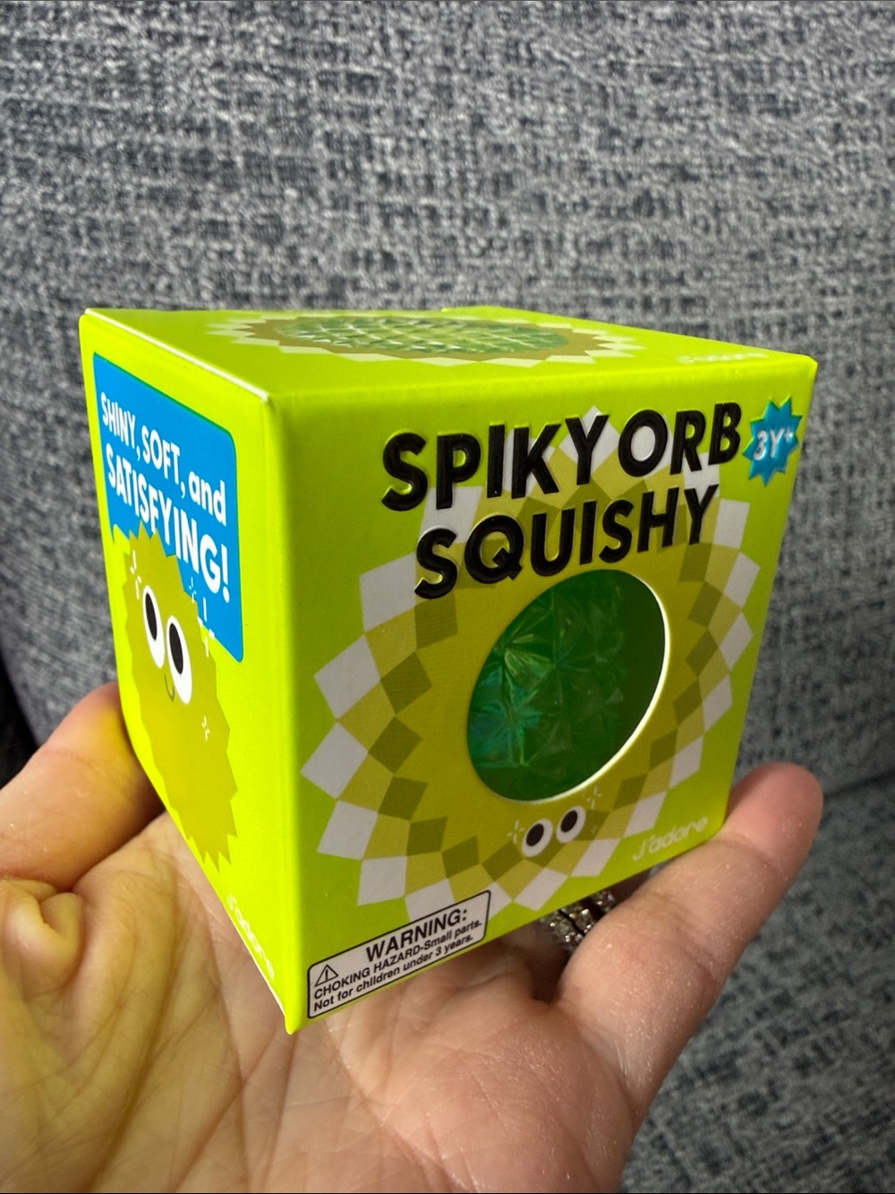 BNIB J’adore Spiky Orb Squishy, Green